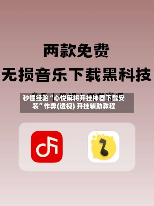 秒懂经验“心悦麻将开挂神器下载安装”作弊(透视) 开挂辅助教程-第1张图片