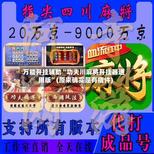 万能开挂辅助“功夫川麻将开挂器通用版”(原来确实是有插件)-第1张图片
