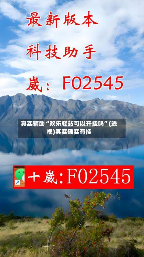 真实辅助“欢乐驿站可以开挂吗”(透视)其实确实有挂-第1张图片