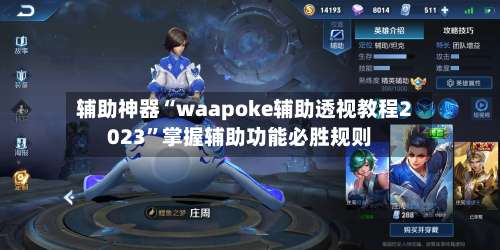 辅助神器“waapoke辅助透视教程2023”掌握辅助功能必胜规则-第2张图片