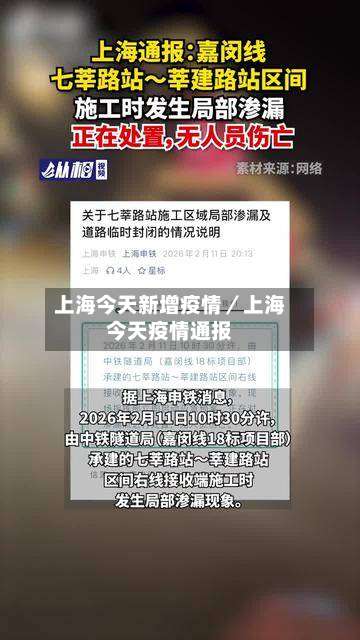 上海今天新增疫情／上海今天疫情通报-第1张图片