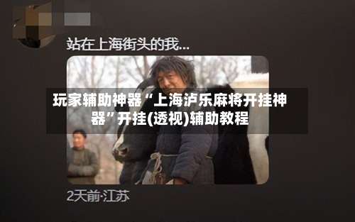 玩家辅助神器“上海泸乐麻将开挂神器”开挂(透视)辅助教程-第2张图片