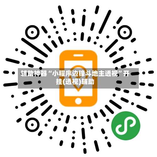 辅助神器“小程序边锋斗地主透视”开挂(透视)辅助-第2张图片