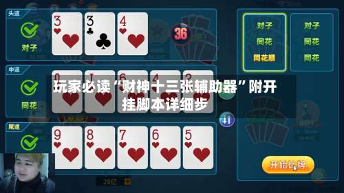 玩家必读“财神十三张辅助器”附开挂脚本详细步-第2张图片