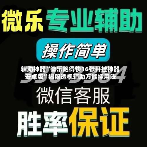 辅助神器“微乐跑得快16张开挂神器安卓版	”揭秘透视辅助万能挂用法-第2张图片