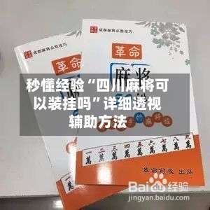 秒懂经验“四川麻将可以装挂吗	”详细透视辅助方法-第2张图片