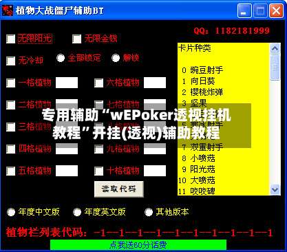 专用辅助“wEPoker透视挂机教程	”开挂(透视)辅助教程-第2张图片