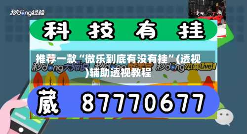 推荐一款“微乐到底有没有挂”(透视)辅助透视教程-第1张图片