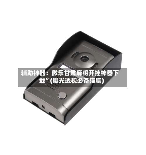 辅助神器：微乐甘肃麻将开挂神器下载”(曝光透视必备猫腻)-第3张图片