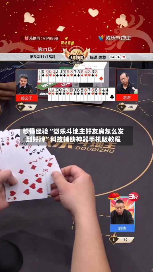 秒懂经验“微乐斗地主好友房怎么发到好牌”科技辅助神器手机版教程-第3张图片