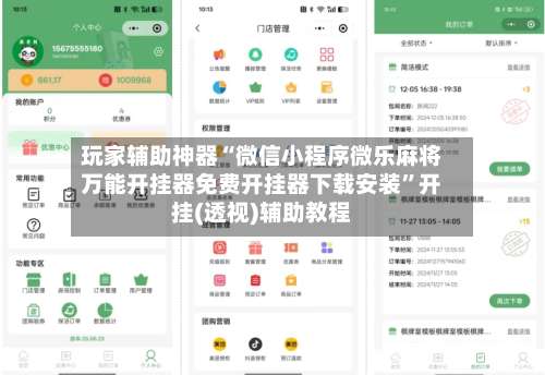 玩家辅助神器“微信小程序微乐麻将万能开挂器免费开挂器下载安装”开挂(透视)辅助教程-第3张图片