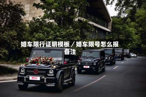 婚车限行证明模板／婚车限号怎么报备注-第1张图片