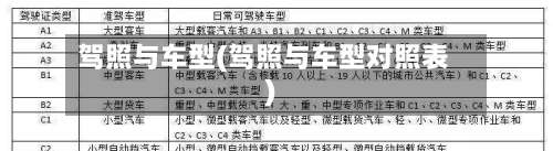 驾照与车型(驾照与车型对照表)-第3张图片