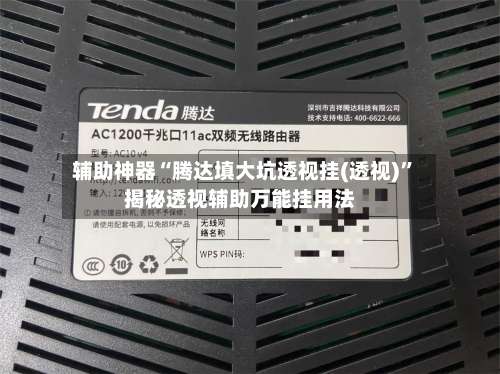 辅助神器“腾达填大坑透视挂(透视)”揭秘透视辅助万能挂用法-第1张图片