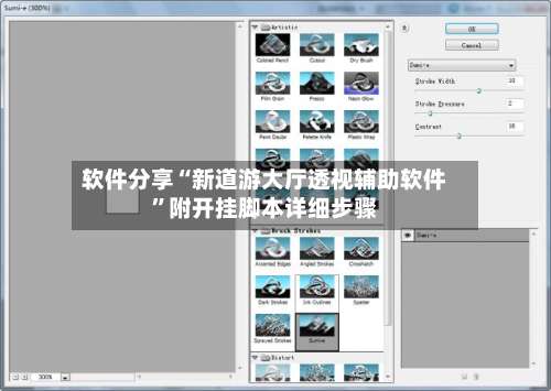 软件分享“新道游大厅透视辅助软件”附开挂脚本详细步骤-第1张图片