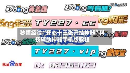 秒懂经验“开心十三张开挂神器	”科技辅助神器手机版教程-第1张图片