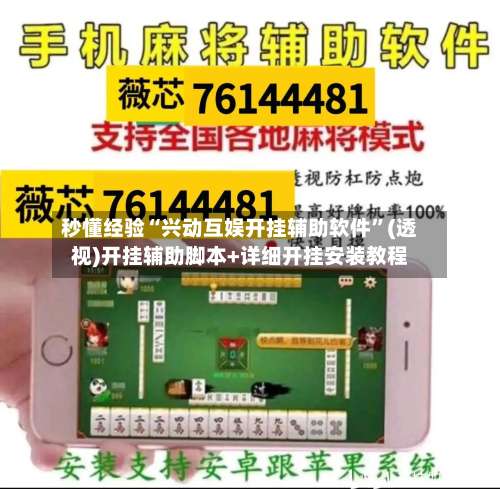 秒懂经验“兴动互娱开挂辅助软件	”(透视)开挂辅助脚本+详细开挂安装教程-第3张图片