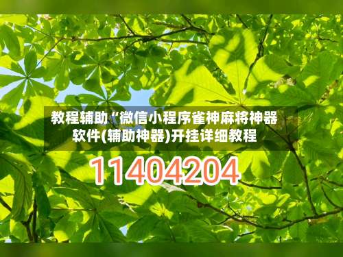 教程辅助“微信小程序雀神麻将神器软件(辅助神器)开挂详细教程-第1张图片