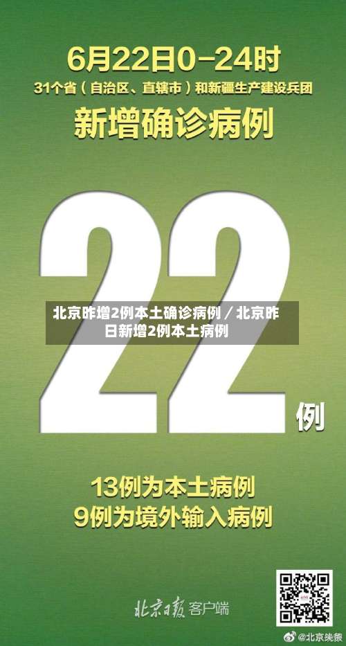 北京昨增2例本土确诊病例／北京昨日新增2例本土病例-第3张图片