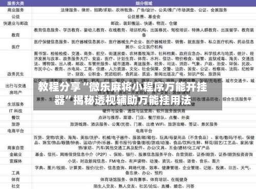 教程分享“微乐麻将小程序万能开挂器”揭秘透视辅助万能挂用法-第1张图片