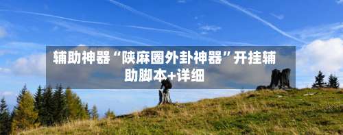 辅助神器“陕麻圈外卦神器	”开挂辅助脚本+详细-第2张图片