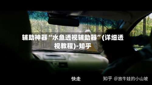 辅助神器“水鱼透视辅助器	”(详细透视教程)-知乎-第1张图片