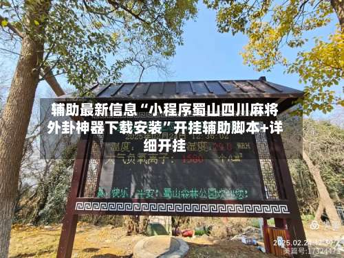 辅助最新信息“小程序蜀山四川麻将外卦神器下载安装”开挂辅助脚本+详细开挂-第3张图片