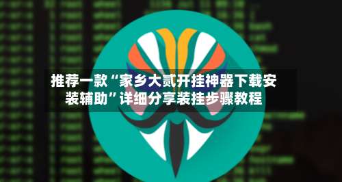 推荐一款“家乡大贰开挂神器下载安装辅助	”详细分享装挂步骤教程-第2张图片
