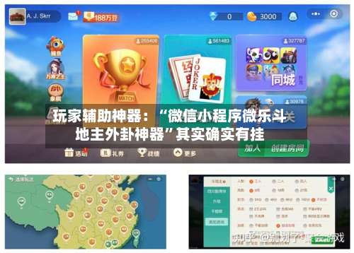 玩家辅助神器：“微信小程序微乐斗地主外卦神器	”其实确实有挂-第2张图片