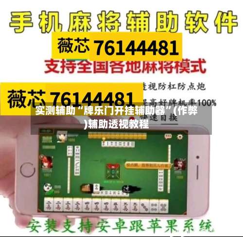 实测辅助“牌乐门开挂辅助器”(作弊)辅助透视教程-第2张图片