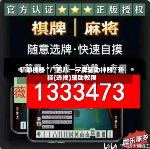 辅助神器“广西八一字牌辅助神器”开挂(透视)辅助教程-第1张图片