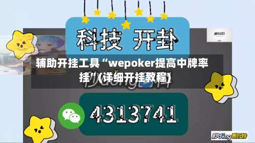 辅助开挂工具“wepoker提高中牌率挂	”(详细开挂教程)-第1张图片