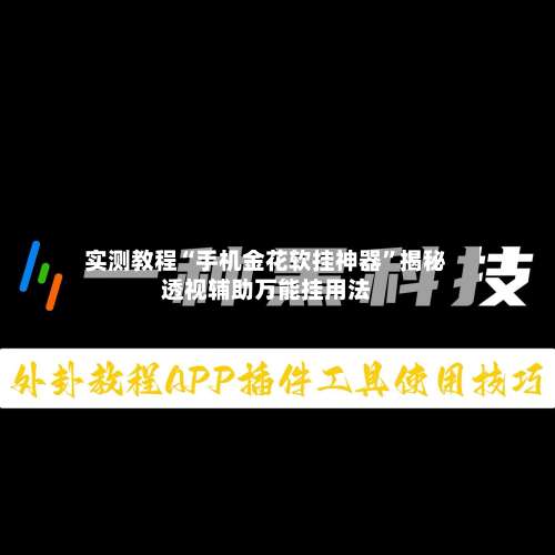 实测教程“手机金花软挂神器”揭秘透视辅助万能挂用法-第2张图片