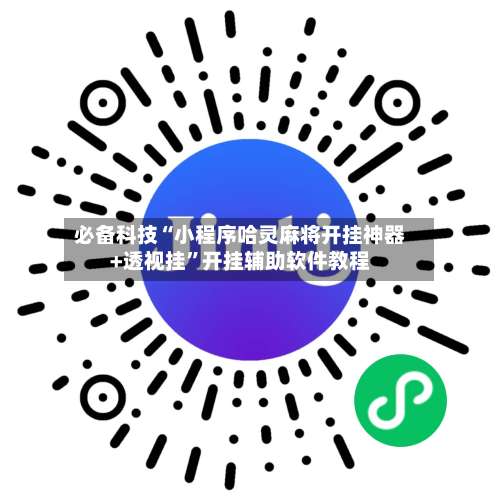 必备科技“小程序哈灵麻将开挂神器+透视挂”开挂辅助软件教程-第3张图片