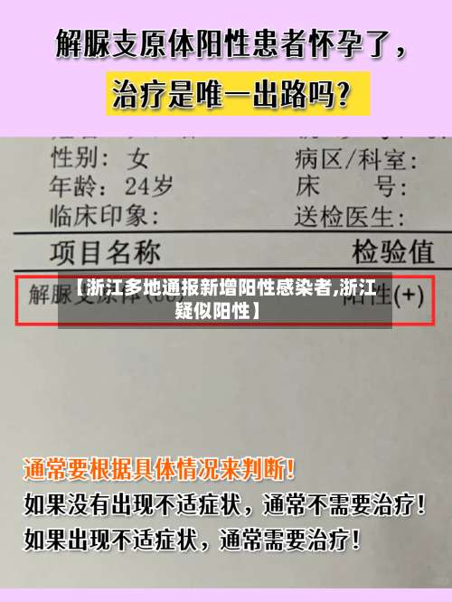 【浙江多地通报新增阳性感染者,浙江疑似阳性】-第2张图片