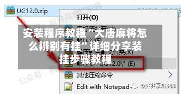 安装程序教程“大唐麻将怎么辨别有挂	”详细分享装挂步骤教程-第2张图片