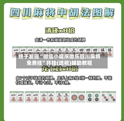 终于发现“微信小程序微乐四川麻将免费挂”开挂(透视)辅助教程-第1张图片