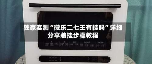 独家实测“微乐二七王有挂吗”详细分享装挂步骤教程-第1张图片
