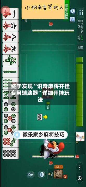 终于发现“讯奇麻将开挂专用辅助器	”详细开挂玩法-第2张图片