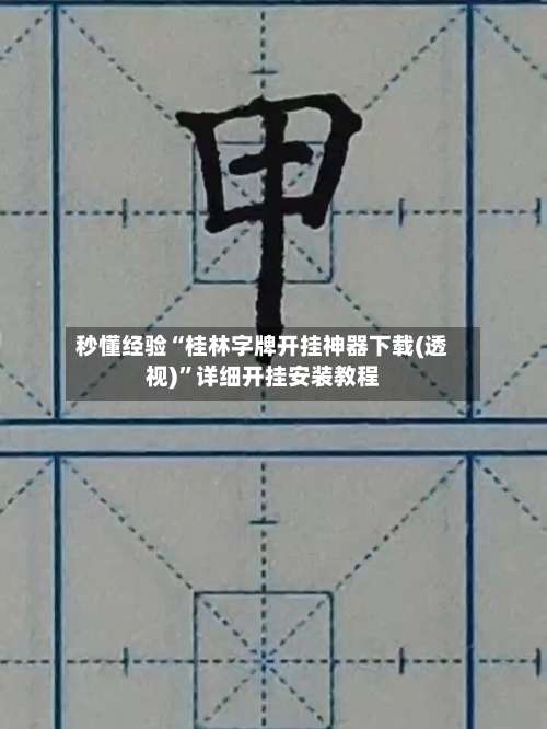 秒懂经验“桂林字牌开挂神器下载(透视)	”详细开挂安装教程-第2张图片