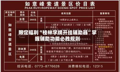 限定福利“桂林字牌开挂辅助器”掌握辅助功能必胜规则-第3张图片