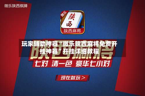 玩家辅助神器“微乐陕西麻将免费开挂神器”开挂详细教程-第1张图片