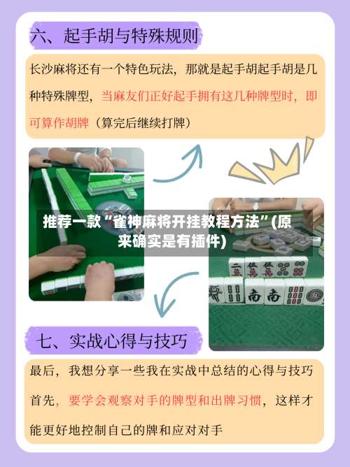 推荐一款“雀神麻将开挂教程方法”(原来确实是有插件)-第1张图片