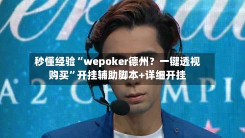 秒懂经验“wepoker德州？一键透视购买”开挂辅助脚本+详细开挂-第2张图片