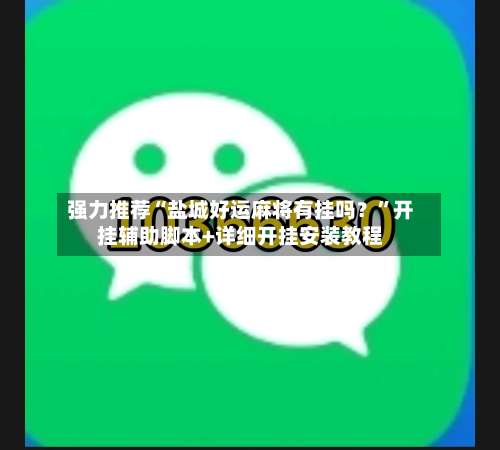 强力推荐“盐城好运麻将有挂吗？”开挂辅助脚本+详细开挂安装教程-第1张图片