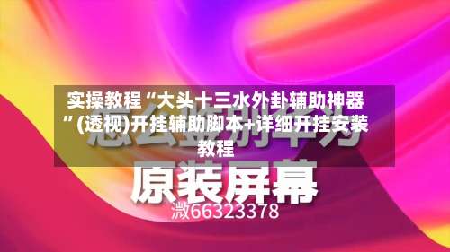 实操教程“大头十三水外卦辅助神器	”(透视)开挂辅助脚本+详细开挂安装教程-第1张图片