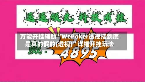 万能开挂辅助“WePoker透视挂到底是真的假的(透视)	”详细开挂玩法-第1张图片