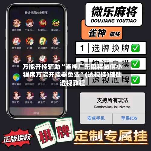 万能开挂辅助“雀神广东麻将微信小程序万能开挂器免费”(透视挂)辅助透视教程-第2张图片