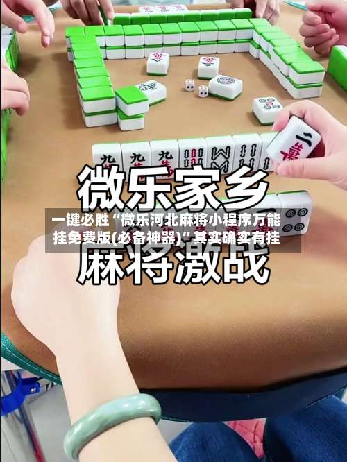 一键必胜“微乐河北麻将小程序万能挂免费版(必备神器)”其实确实有挂-第3张图片