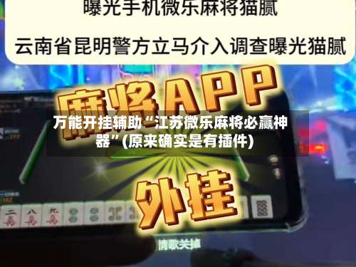 万能开挂辅助“江苏微乐麻将必赢神器	”(原来确实是有插件)-第2张图片